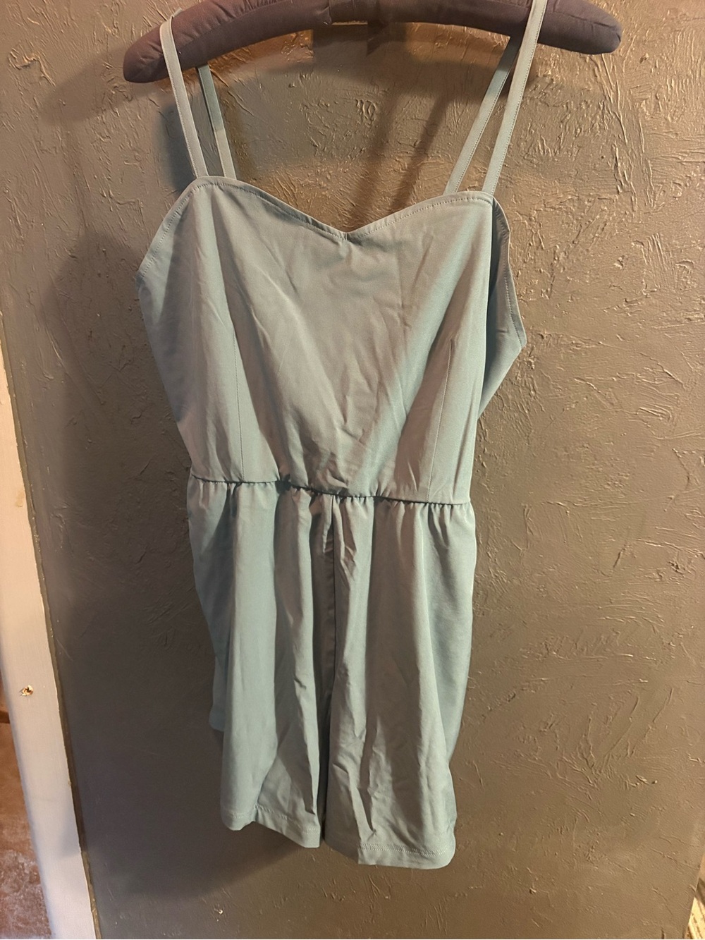 HALARA Sky Blue Spaghetti Strap Romper New Large